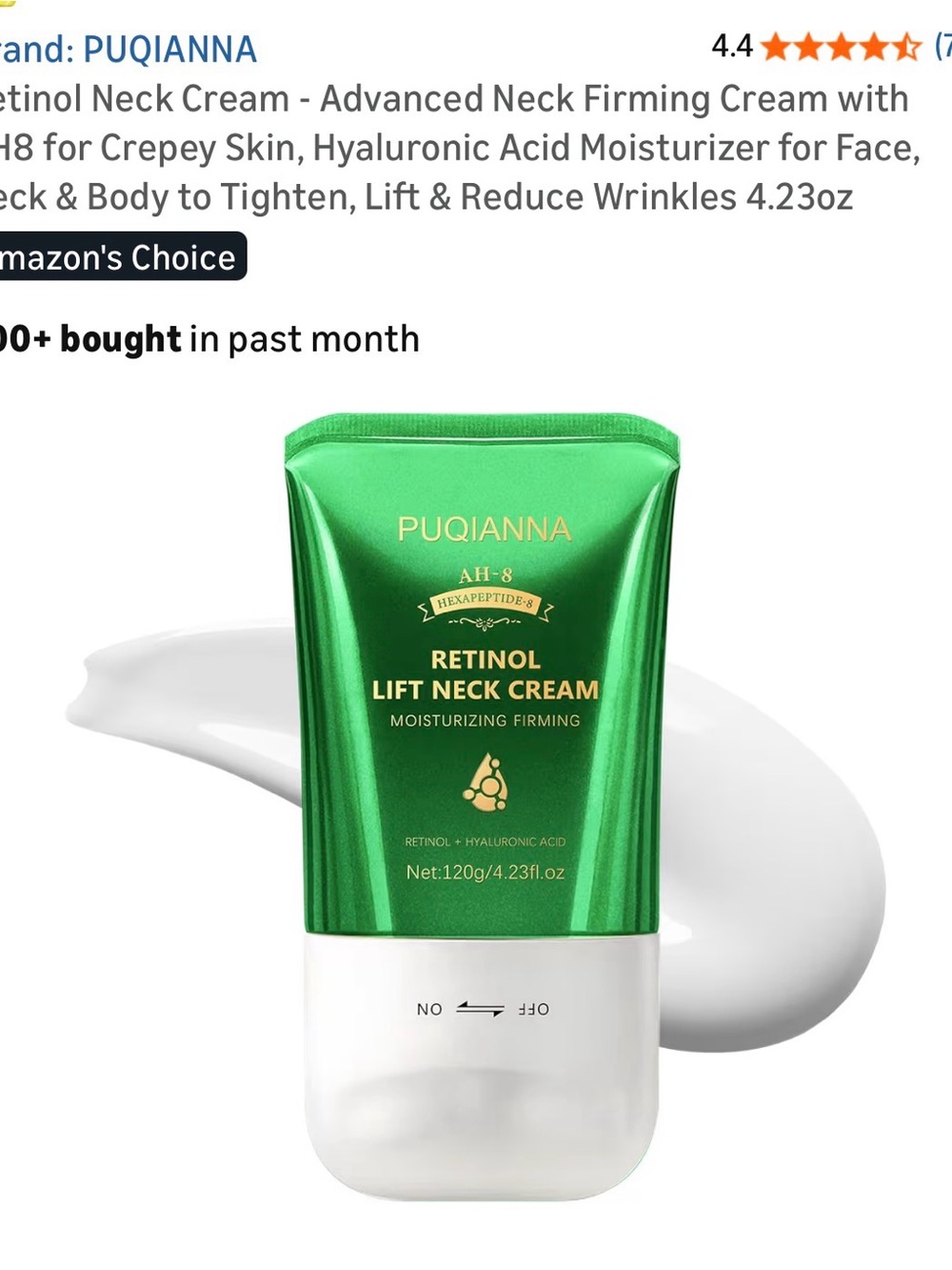 Retinol Lift Neck Cream – Green